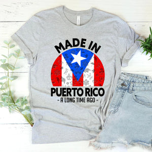 Made In Puerto Rico A Long Time Ago Vintage T-shirt - T-shirt Born Teezalo