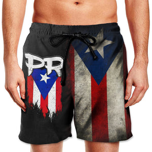 Puerto Rico PR Pride Beach Shorts