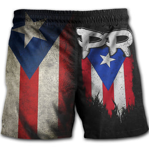 Puerto Rico PR Pride Beach Shorts
