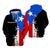 Puerto Rico Flag Symbols Men Personalized Hoodie