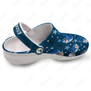 Shark Personalized Clogs Shoes Gift For Shark Lovers HH20221005