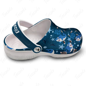 Shark Personalized Clogs Shoes Gift For Shark Lovers HH20221005