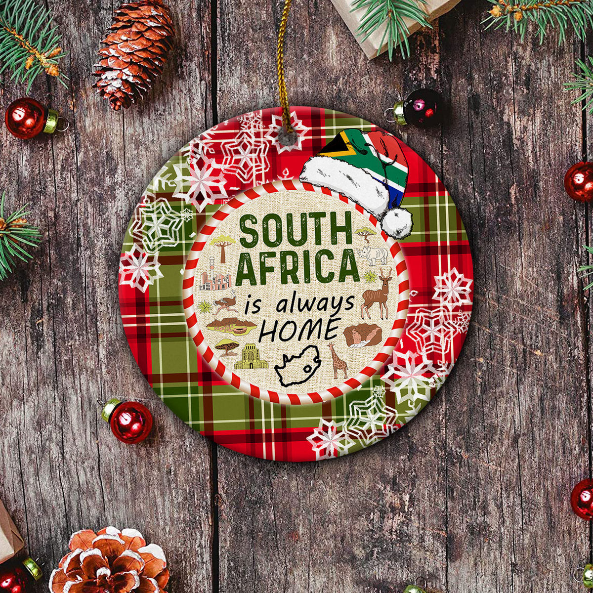 South Africa Is Always Home Ornament