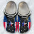 Texas Personalized Clogs Shoes With Texas Aztec Sunburst