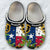 Texan Personalized Clogs Shoes With Flag Cactus Sunflower