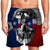 Texas Men Beach Shorts With Funny Skull