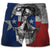 Texas Men Beach Shorts With Funny Skull