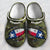 Texas Flag Personalized Clogs Shoes With Camo Pattern