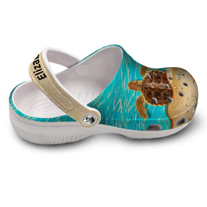 Custom Turtle Clogs Shoes For Turtle Lovers