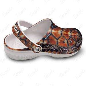 Personalized Turtle Clogs Shoes With Turtle Skin 3