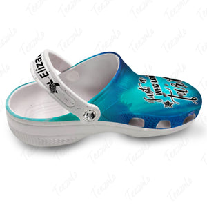 Personalized Sea Turtle Clogs Shoes Just A Girl Who Loves Sea Turtle