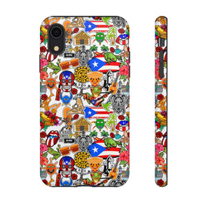 Puerto Rico Flag Symbols Phone Case - Phone Case Teezalo