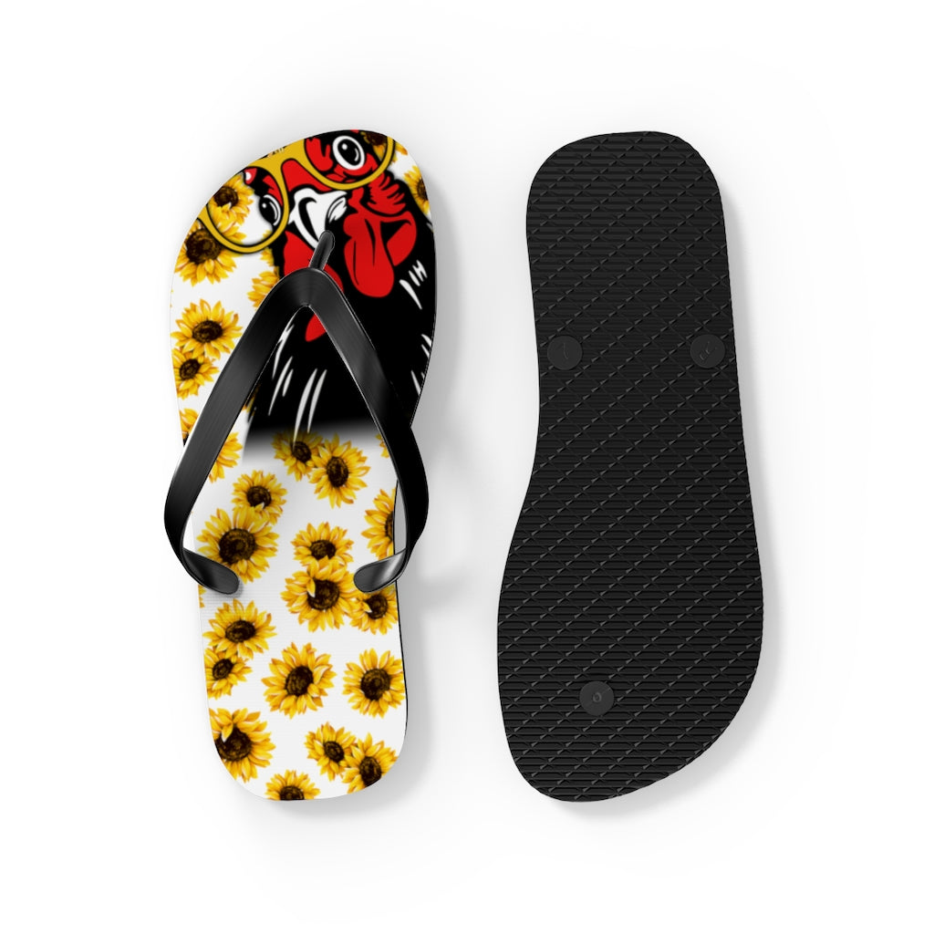 Chicken Flip Flops With Sunflower