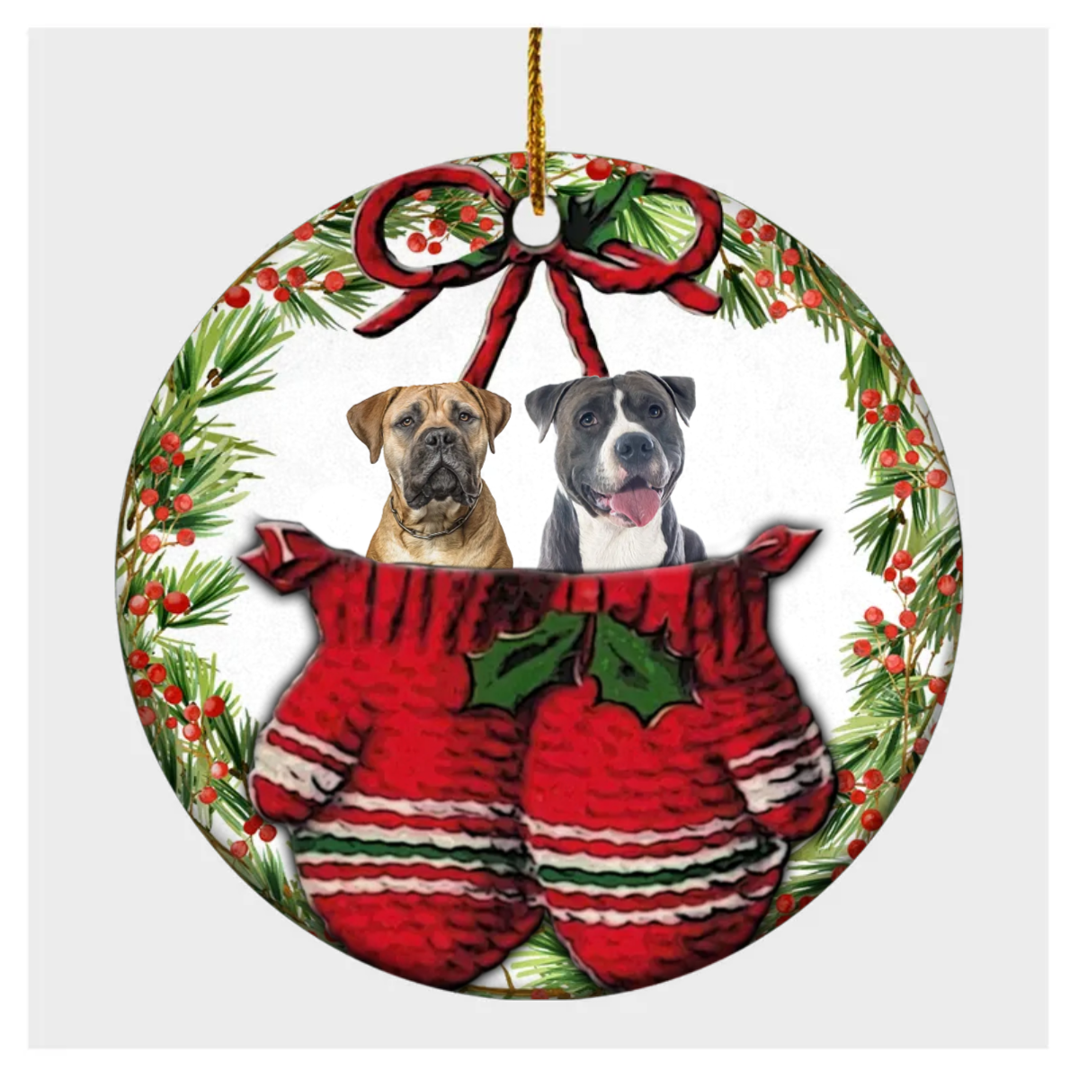 Dog Christmas Personalized Ornaments - Dog Christmas Gifts 2