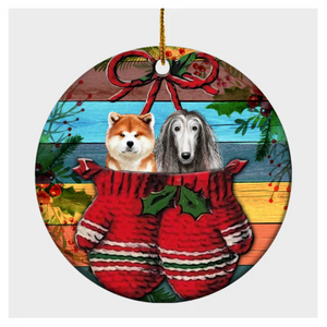 Dog Christmas Personalized Ornaments - Dog Christmas Gifts 3