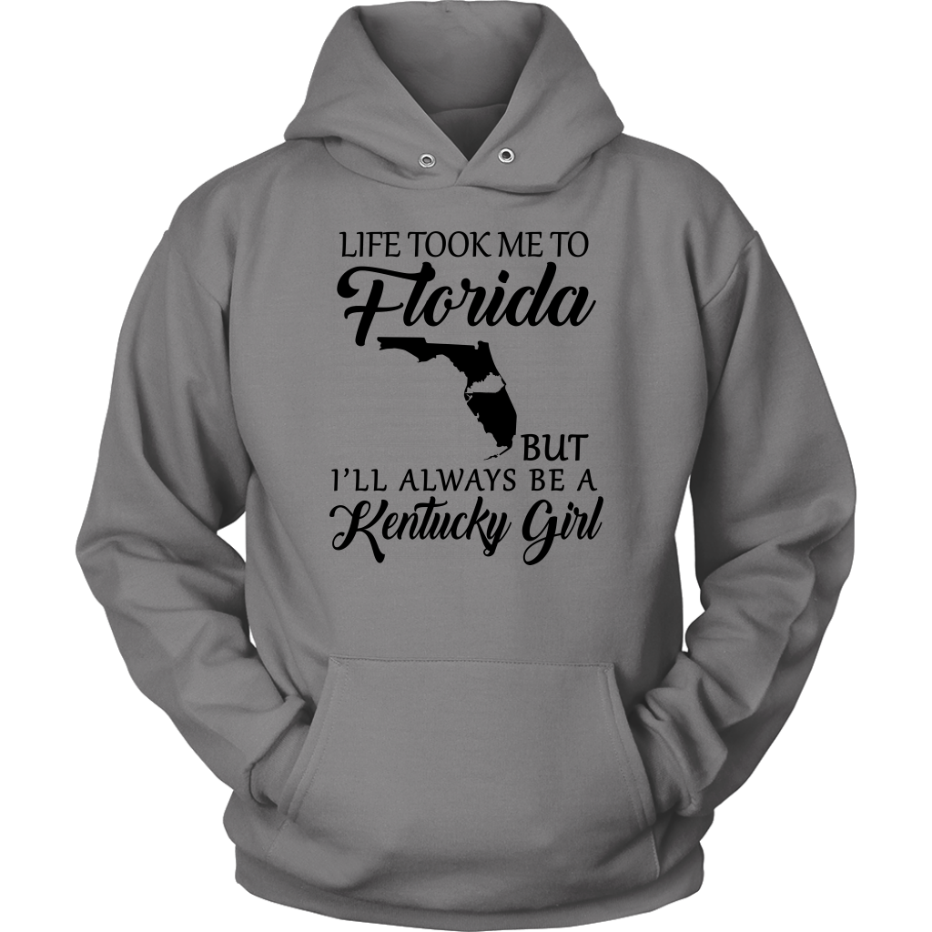 Life Took Me To Florida But Always Be A Kentucky Girl T-shirt - T-shirt Teezalo