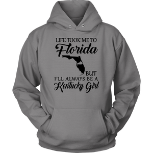 Life Took Me To Florida But Always Be A Kentucky Girl T-shirt - T-shirt Teezalo