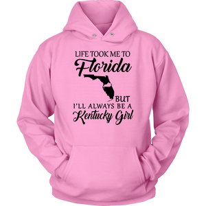 Life Took Me To Florida But Always Be A Kentucky Girl T-shirt - T-shirt Teezalo